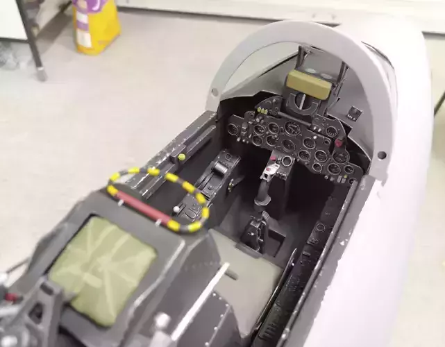 Hawker Hunter Cockpit Parts 3D print model