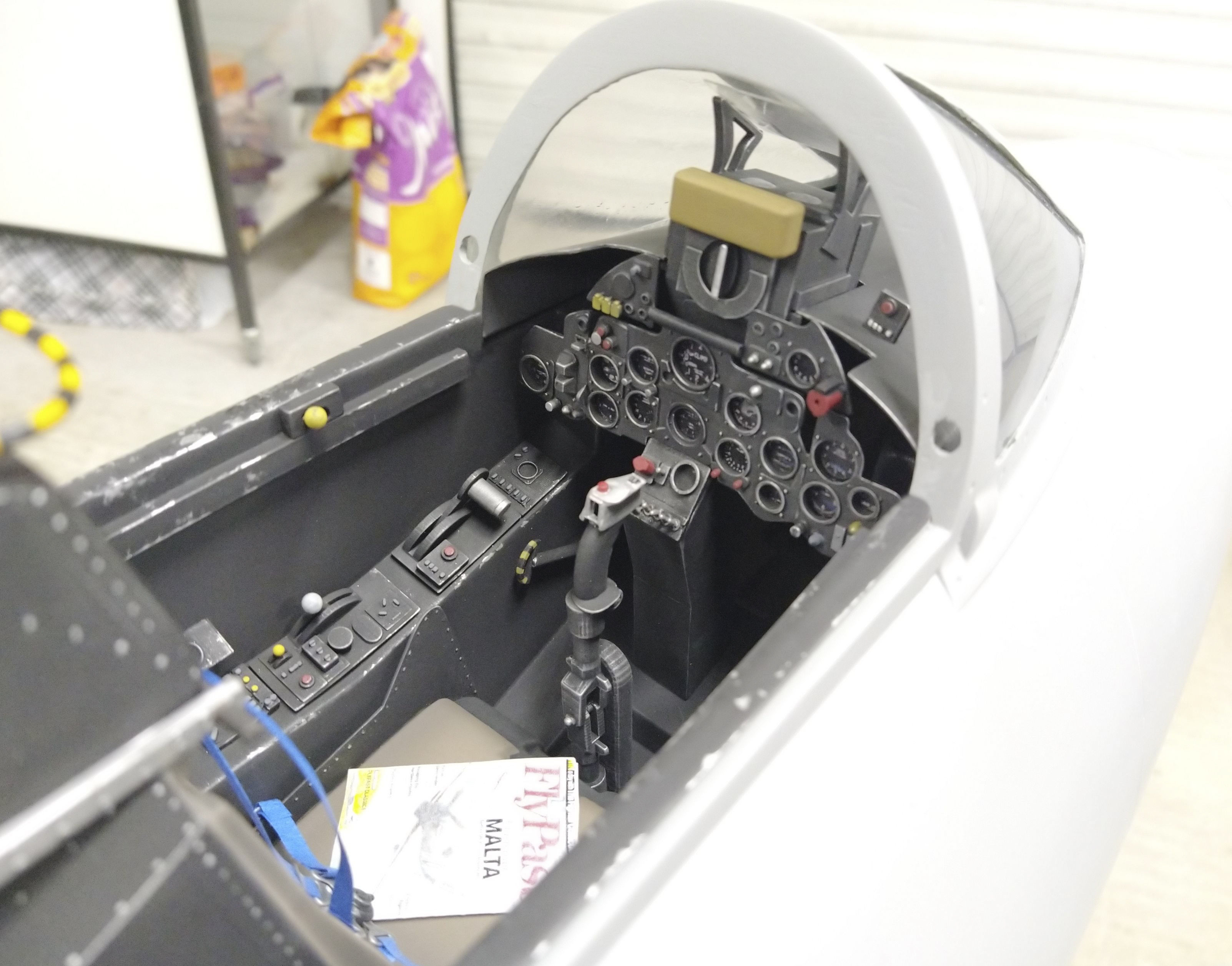 Hawker Hunter Cockpit Parts 3D print model_5