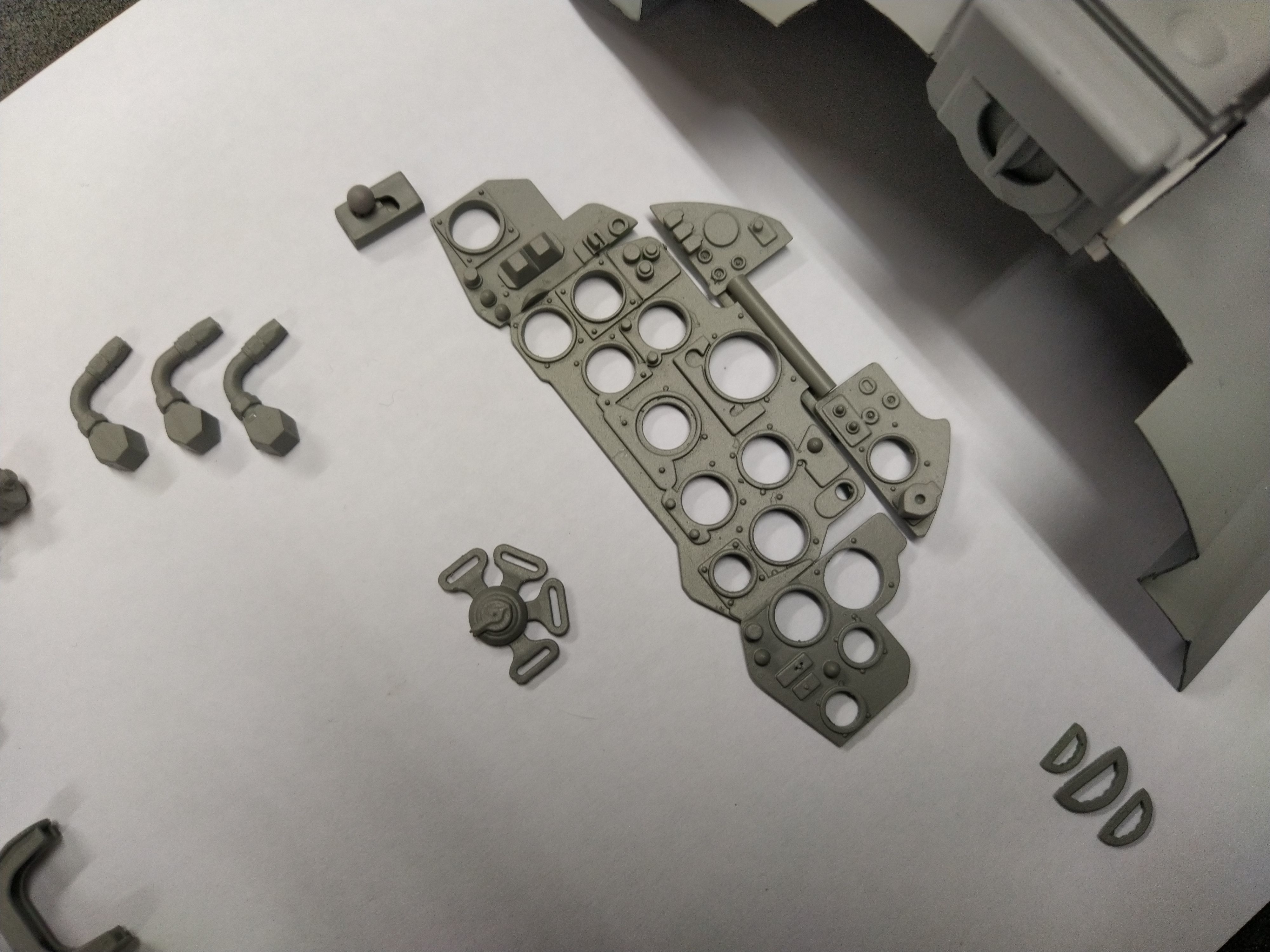 Hawker Hunter Cockpit Parts 3D print model_2
