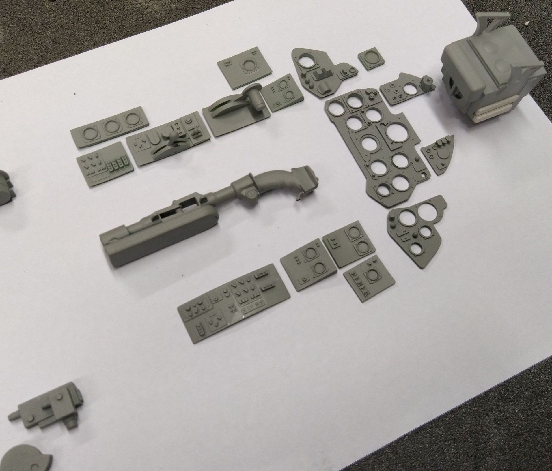 Hawker Hunter Cockpit Parts 3D print model_3