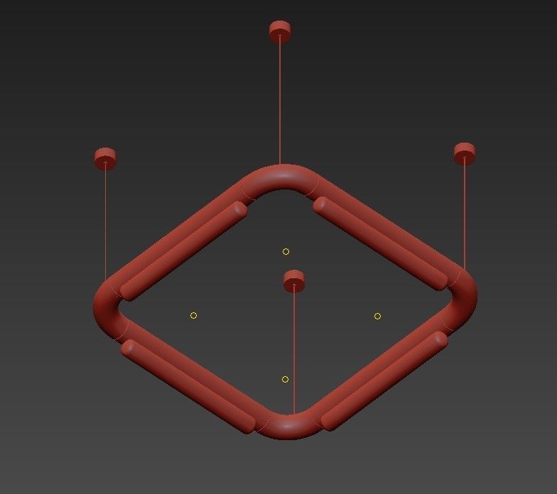 PIPELINE pipe with two holes in it 3D model_2