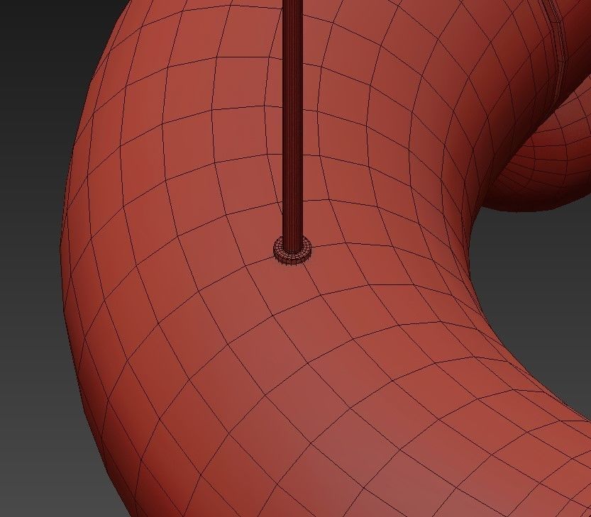 PIPELINE pipe with two holes in it 3D model_6