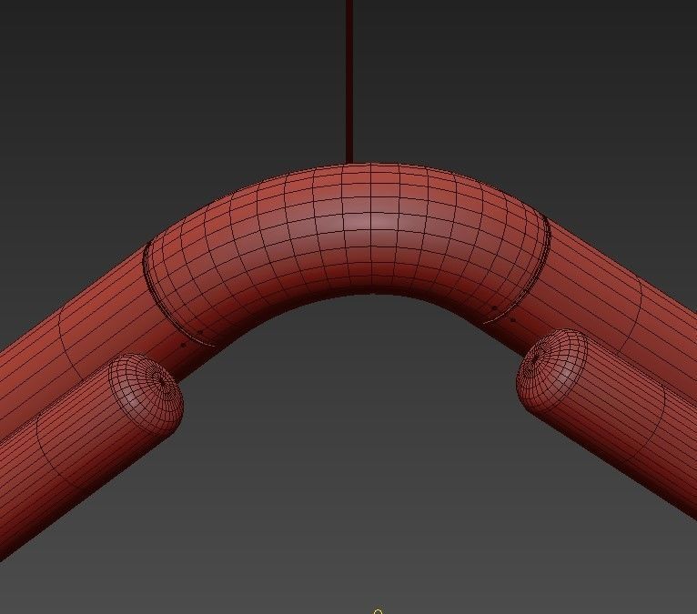 PIPELINE pipe with two holes in it 3D model_5