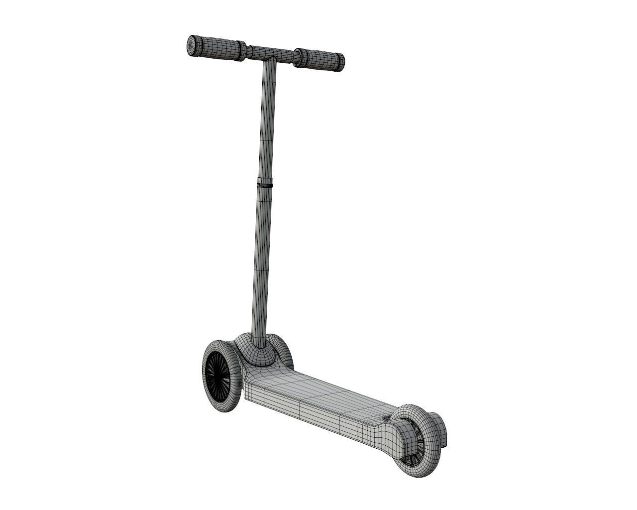 Scooter children 3D model_8