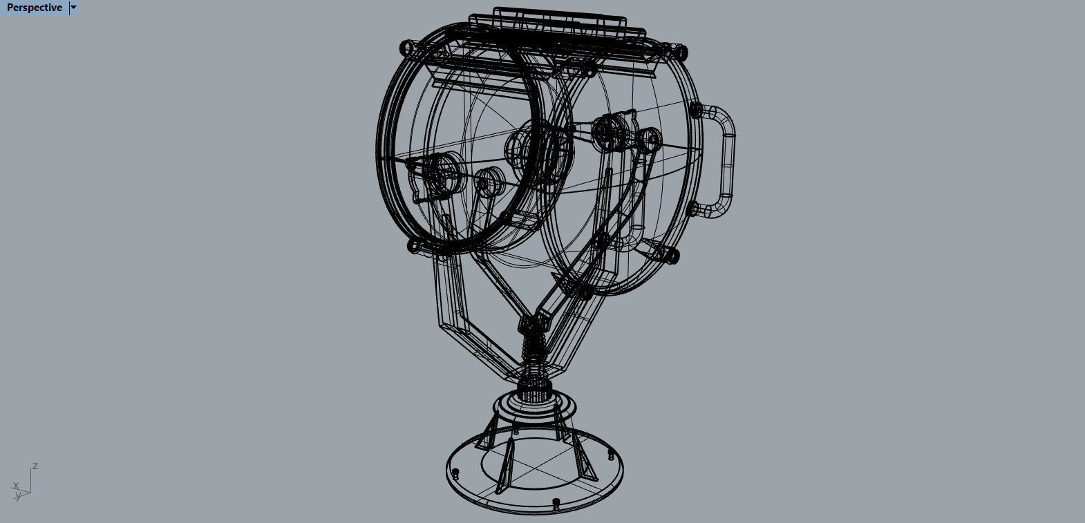 Marine Spotlight 3D model_4