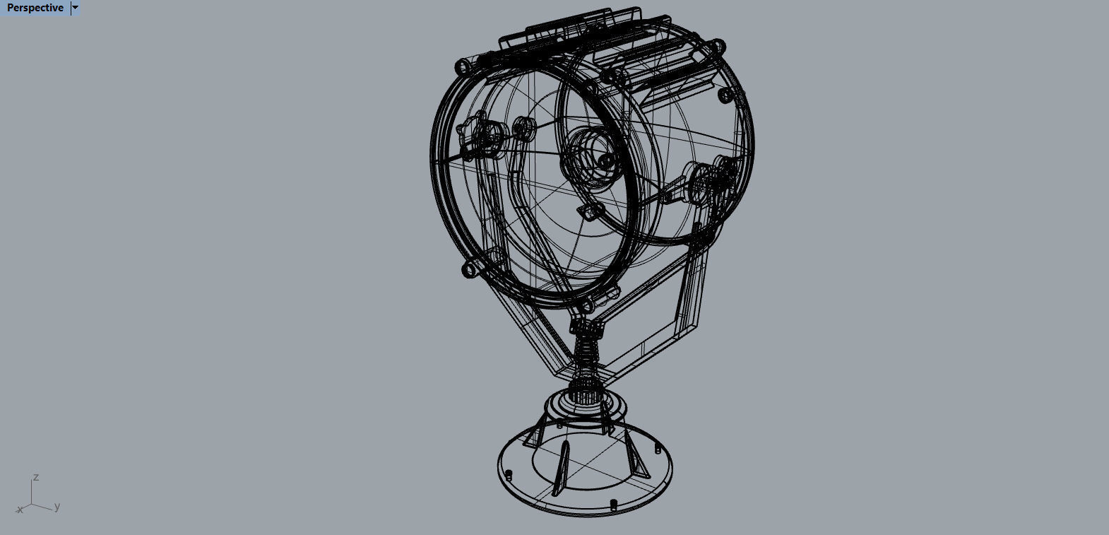 Marine Spotlight 3D model_3