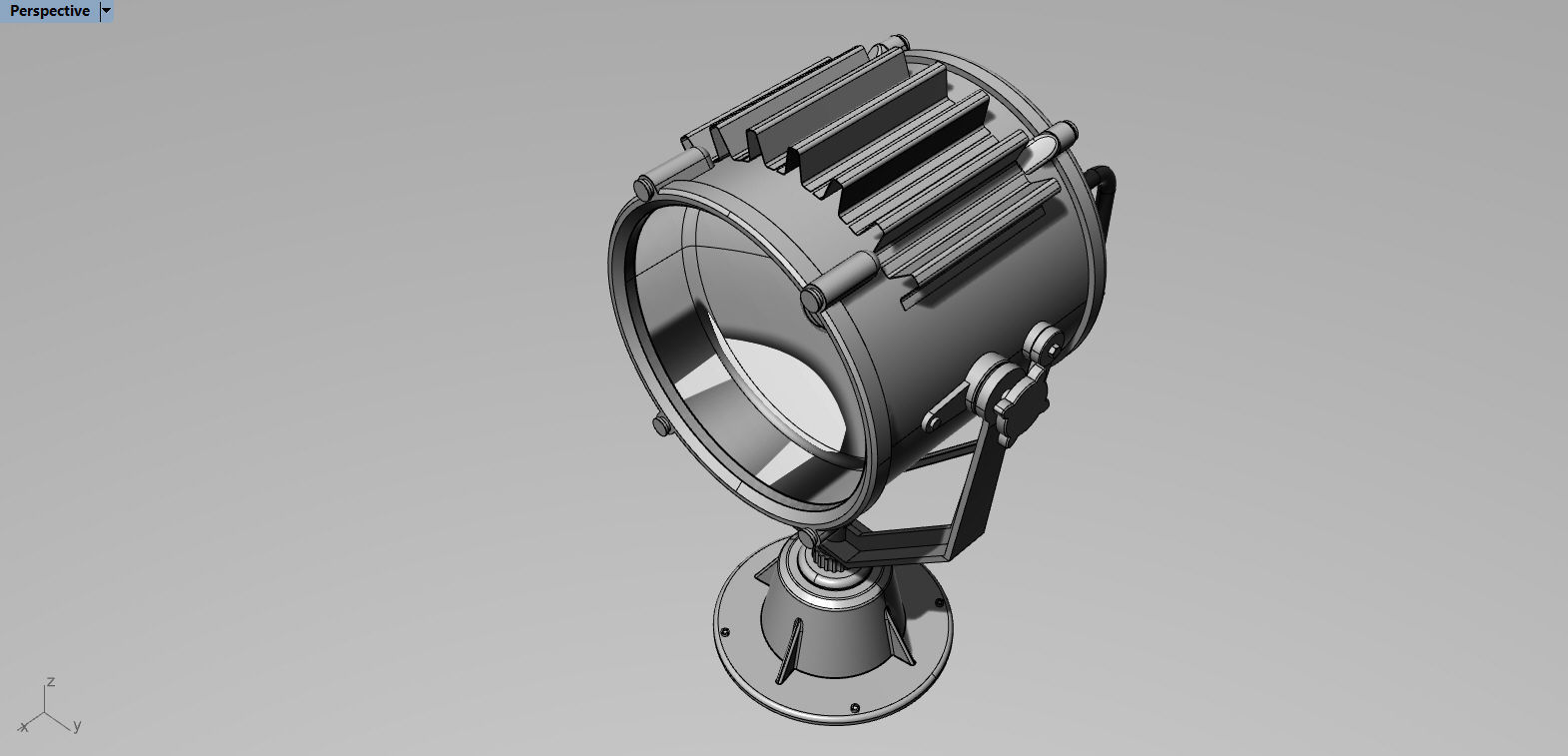 Marine Spotlight 3D model_19