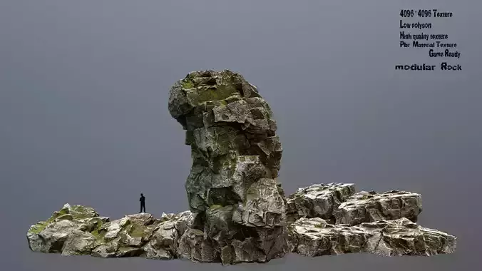 rocks rock formation with person