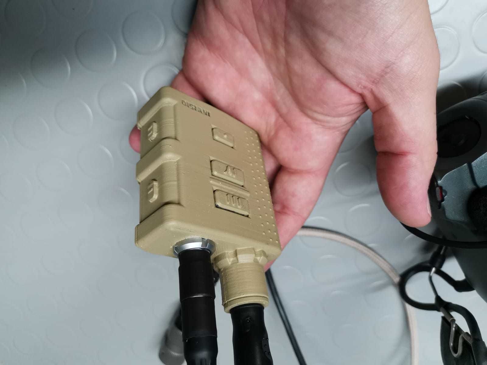 Invisio V60 style PTT shell 3D model 3D printable CGTrader