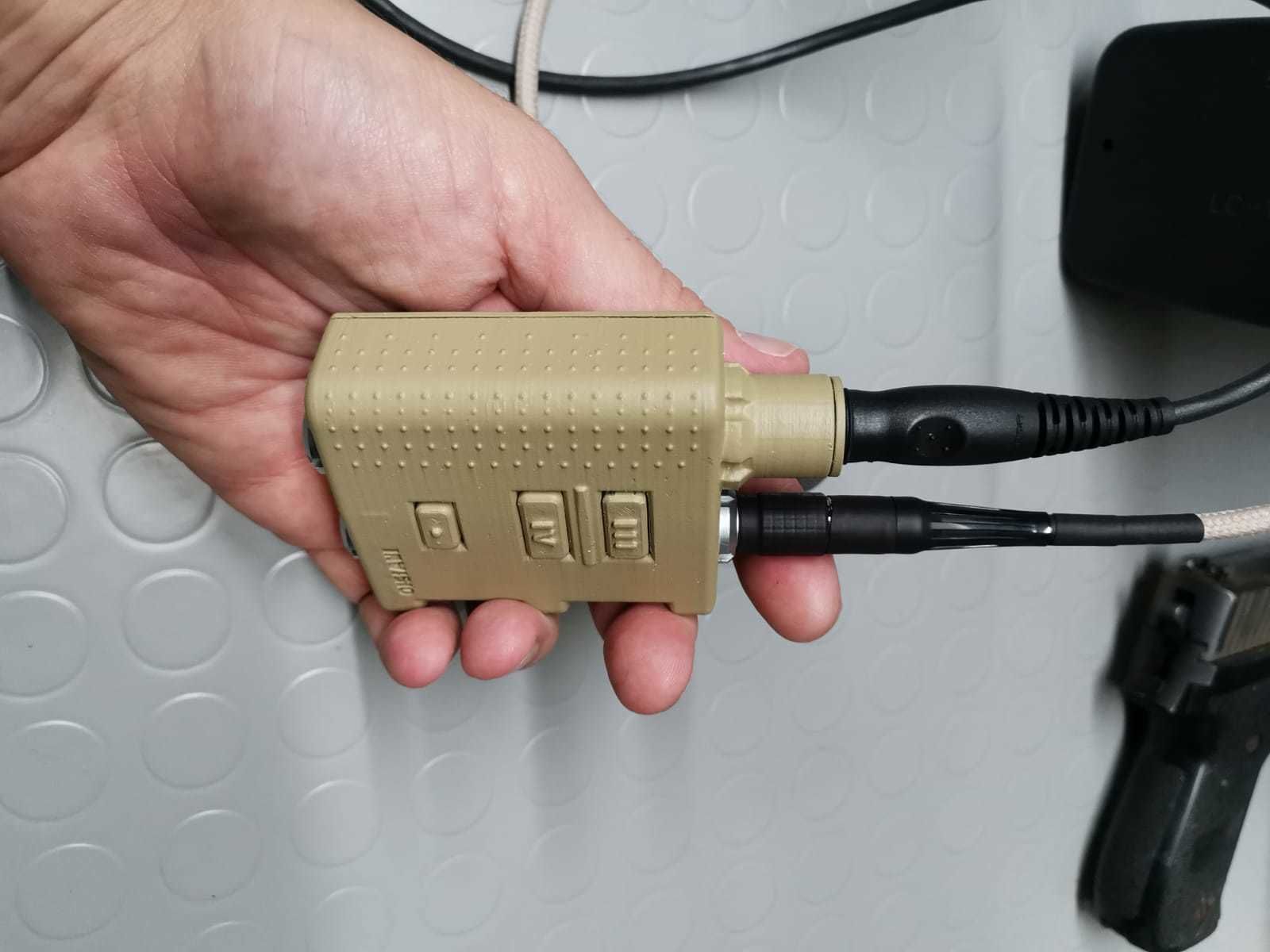 Invisio V60 style PTT shell 3D model 3D printable CGTrader