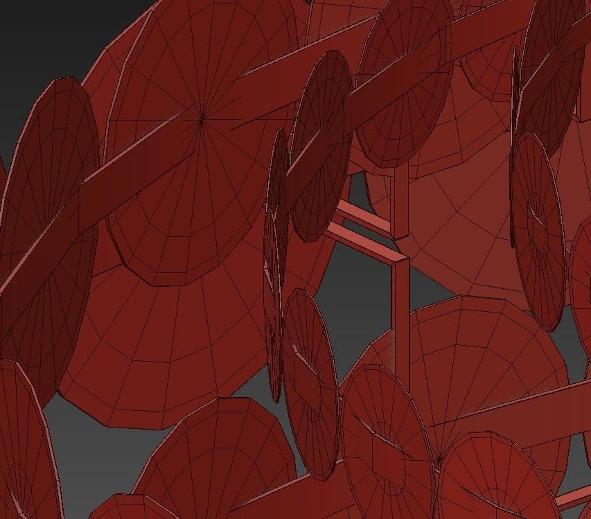 Doria Leuchten hanging lamp 3D model_6