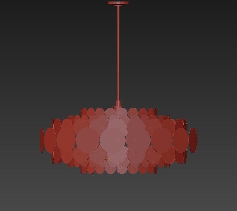Doria Leuchten hanging lamp 3D model_1
