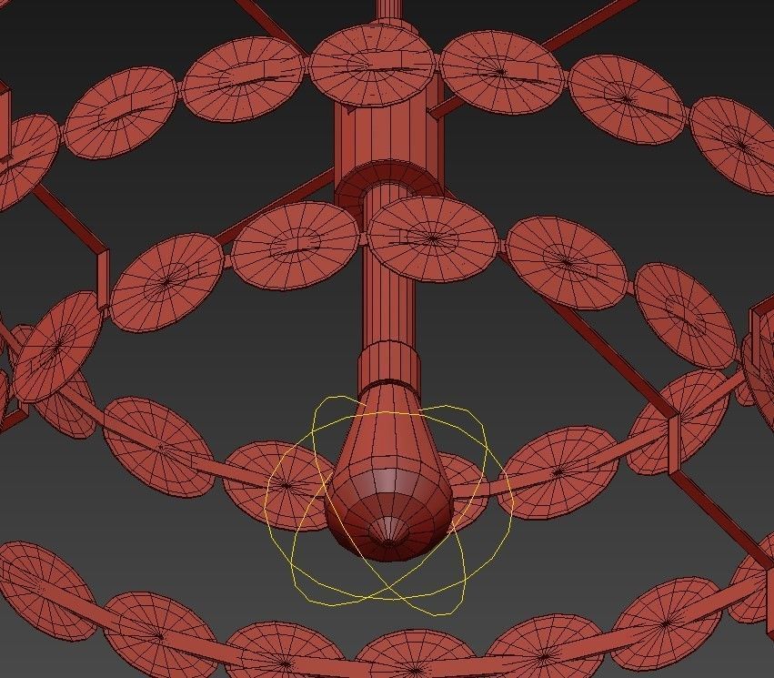 Doria Leuchten hanging lamp 3D model_5