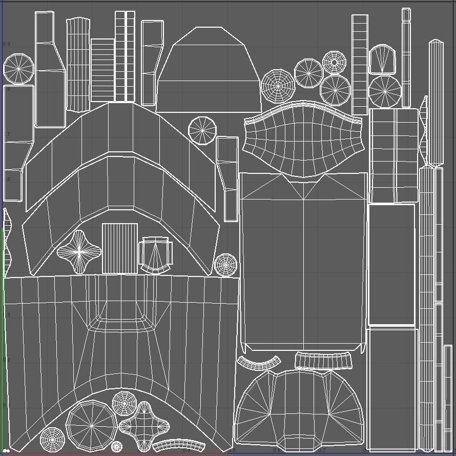 Stlized JetPack Group - 3 Pieces Low-poly 3D model_13