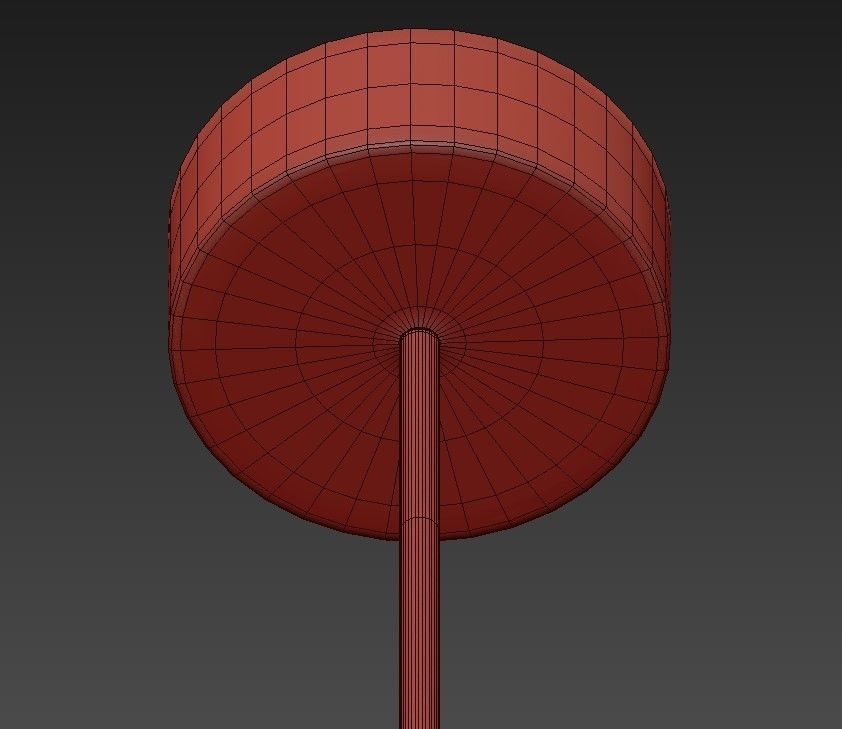 EDGAR gold chandelier 3D model_6