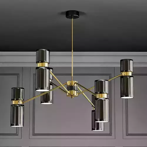 EDGAR gold chandelier