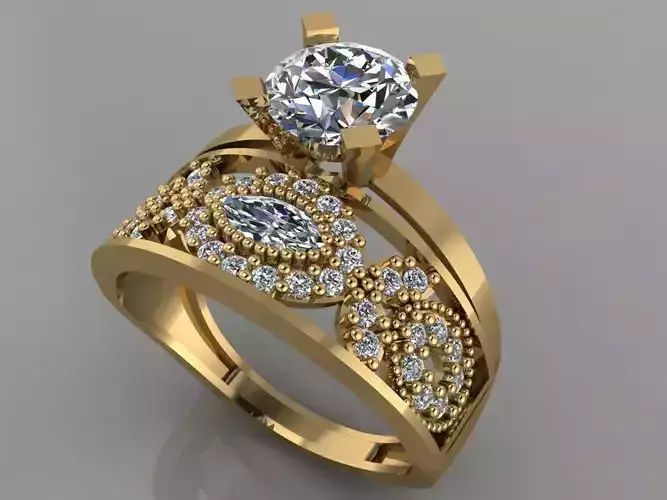 GC GOLD TW064- Diamond ring