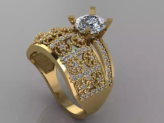 GC GOLD TW065- Diamond ring 