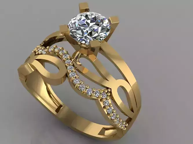 GC GOLD TW066- Diamond ring
