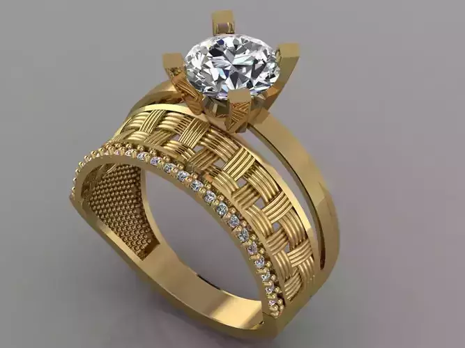 GC GOLD TW067- Diamond ring