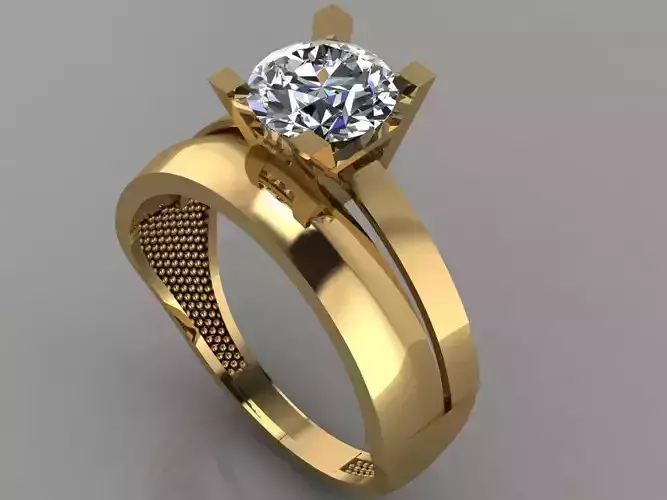 GC GOLD TW068- Diamond ring 