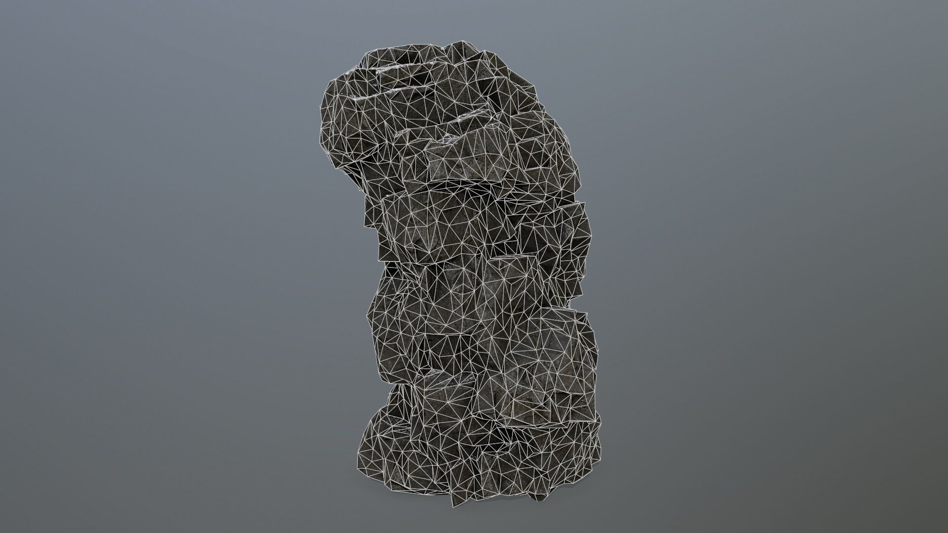 rocks rock Low-poly 3D model_17