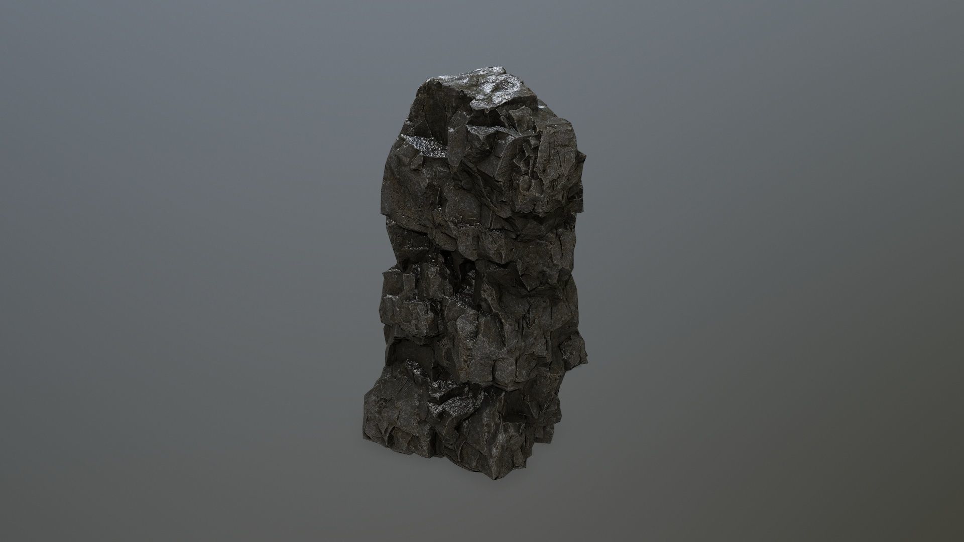 rocks rock Low-poly 3D model_13