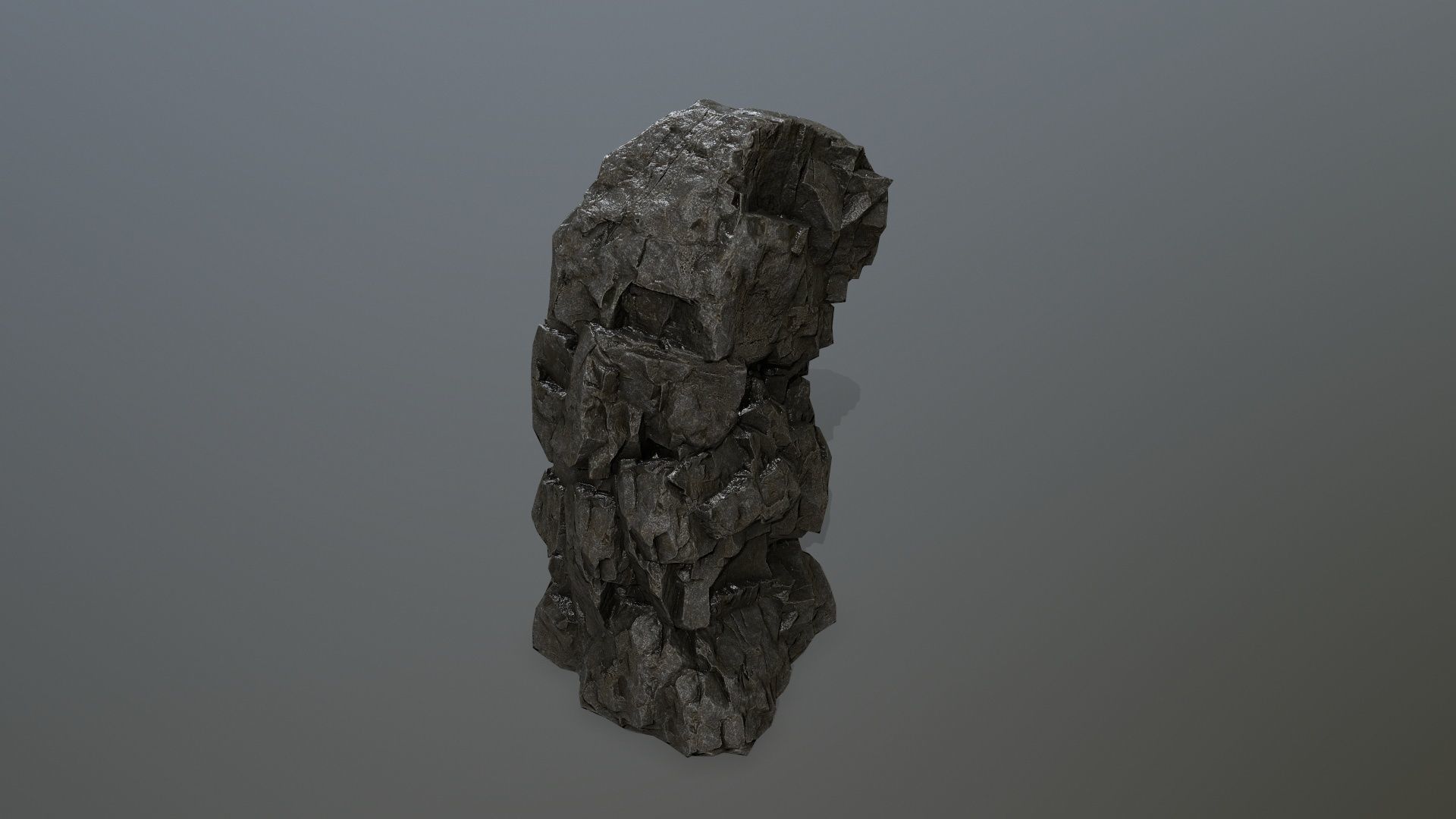 rocks rock Low-poly 3D model_15