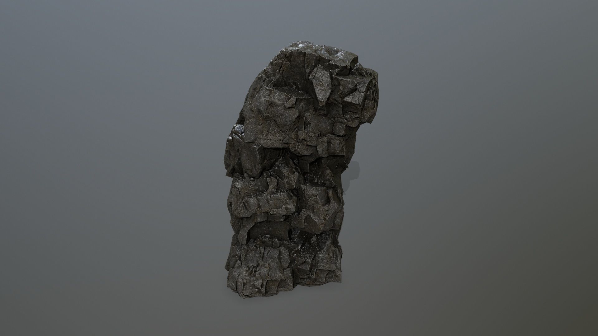 rocks rock Low-poly 3D model_14