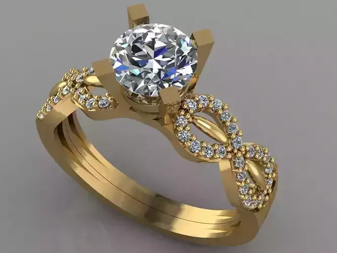GC GOLD TW069- Diamond ring