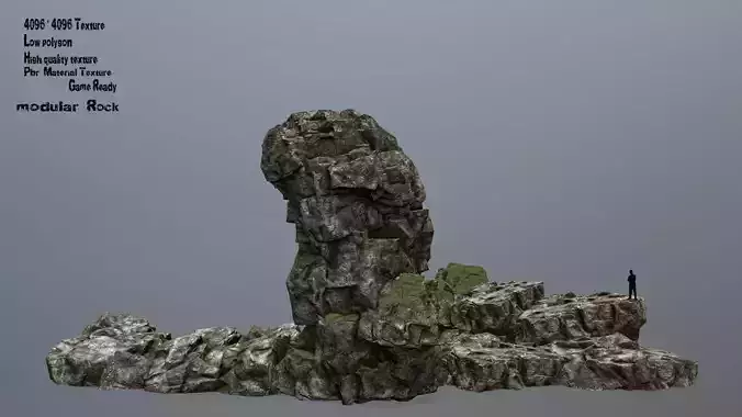 rocks rock with grass