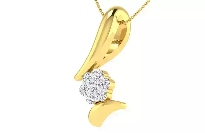 Women light weight pendant 3dm stl render detail 