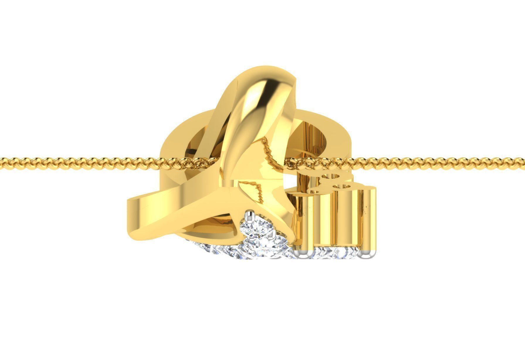 Women light weight pendant 3dm stl render detail  3D print model_3