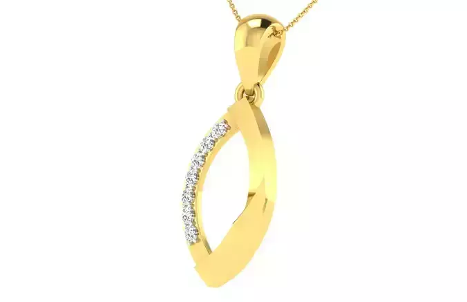 Women light weight pendant 3dm stl render detail 