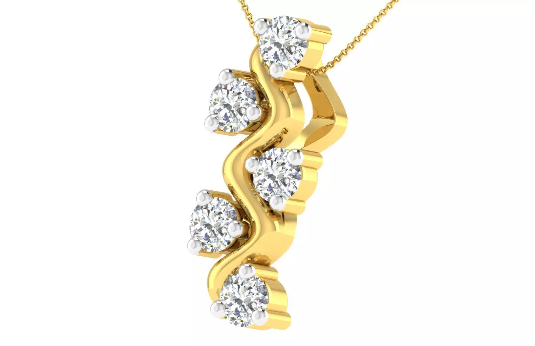Women light weight pendant 3dm stl render detail  3D print model_0