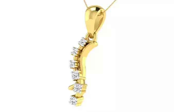 Women light weight pendant 3dm stl render detail 