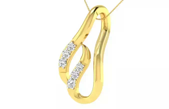 Women light weight pendant 3dm stl render detail 