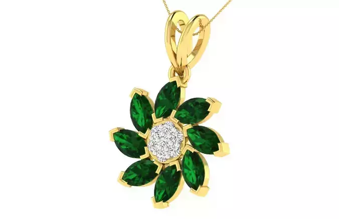 Women light weight pendant 3dm stl render detail  3D print model