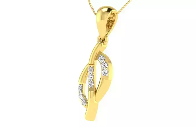 Women light weight pendant 3dm stl render detail 