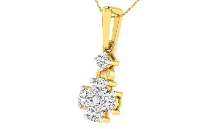 Women light weight pendant 3dm stl render detail  3D print model