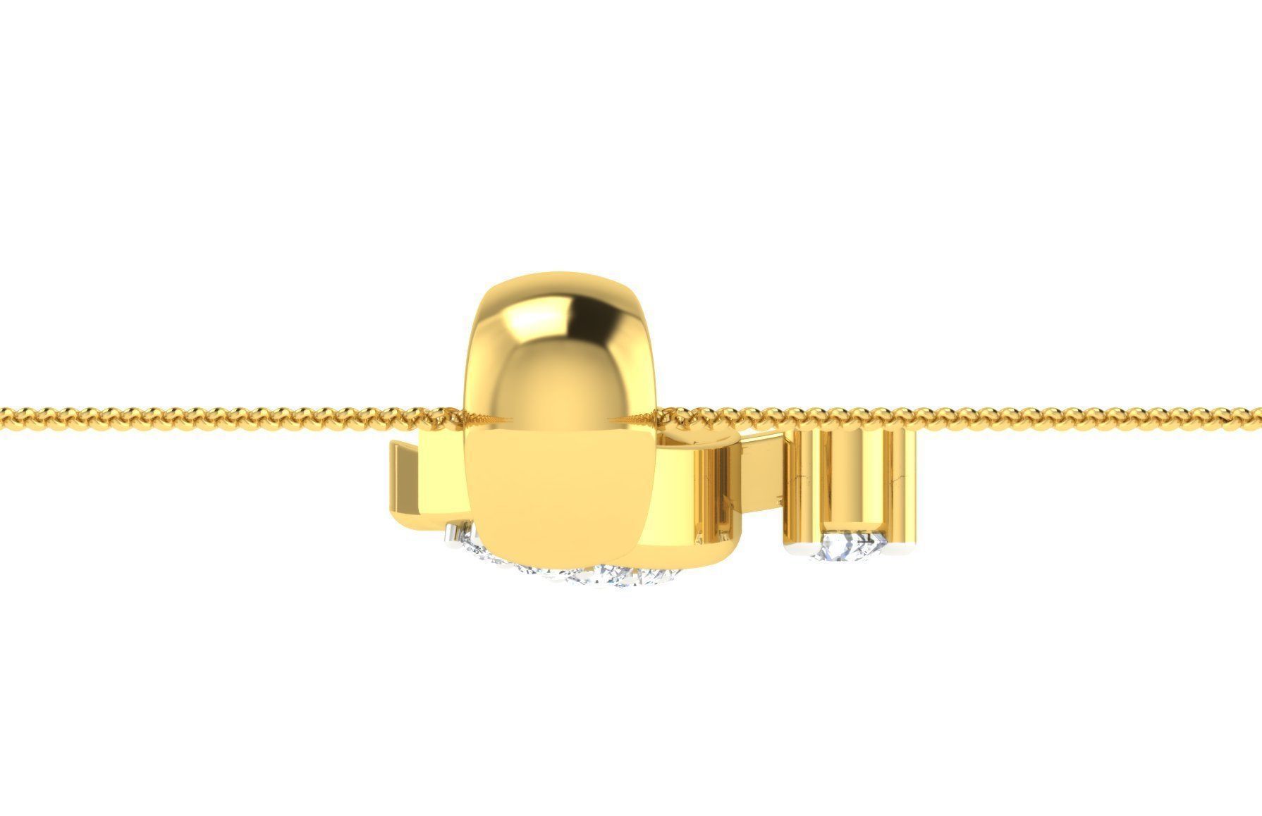 Women light weight pendant 3dm stl render detail  3D print model_3