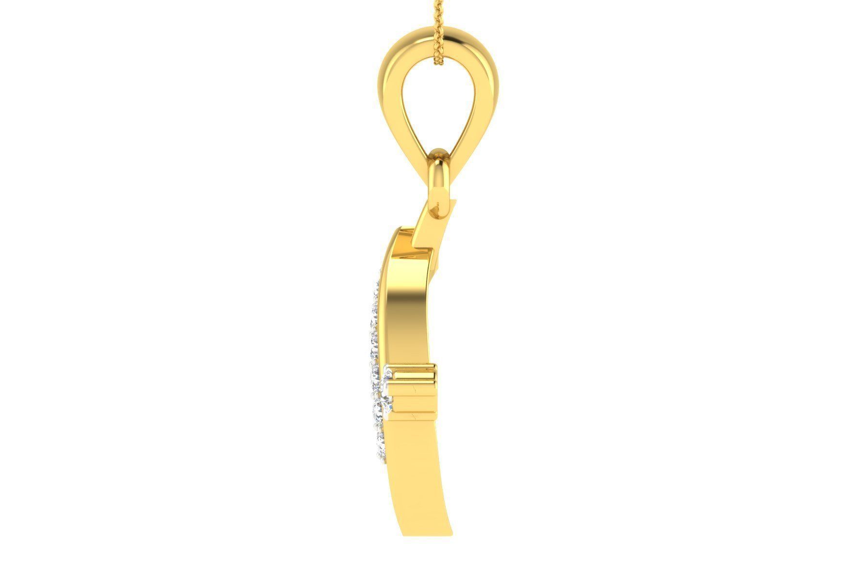 Women light weight pendant 3dm stl render detail  3D print model_2