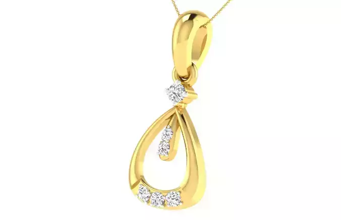 Women light weight pendant 3dm stl render detail  3D print model