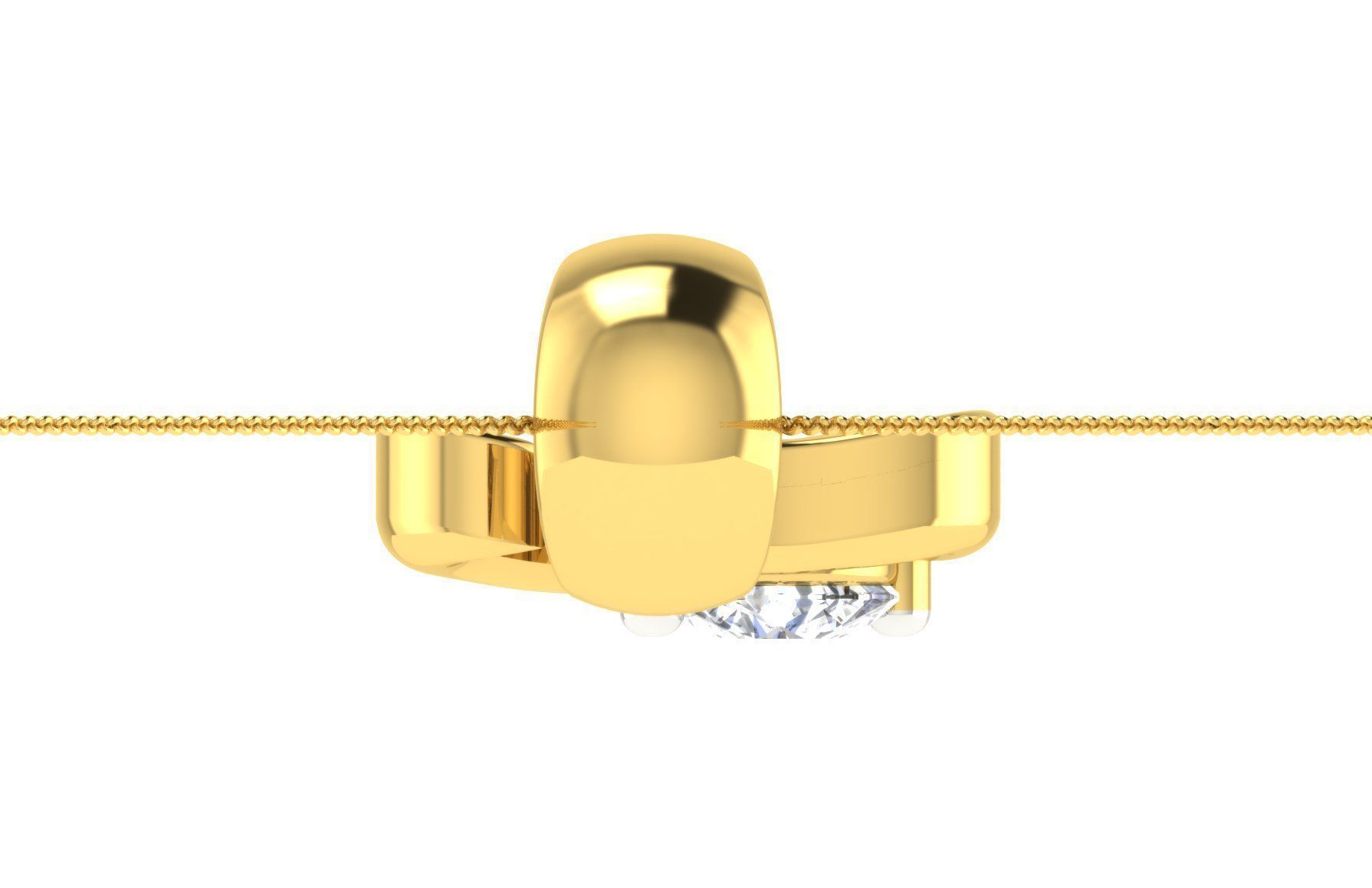 Women light weight pendant 3dm stl render detail 3D print model_3