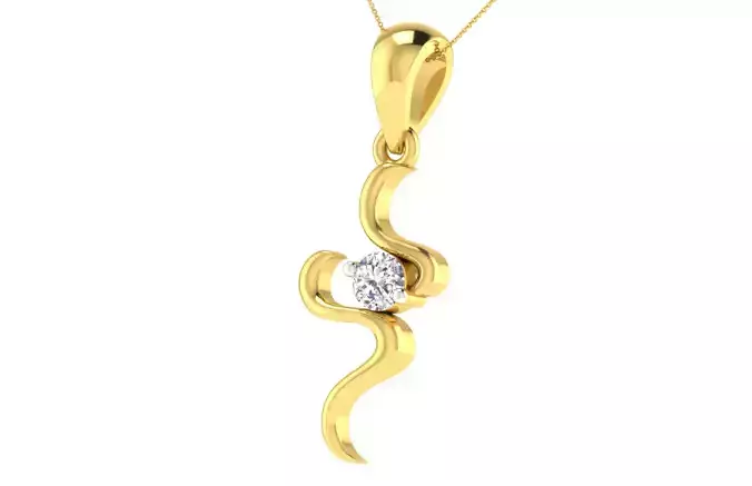 Women light weight pendant 3dm stl render detail 