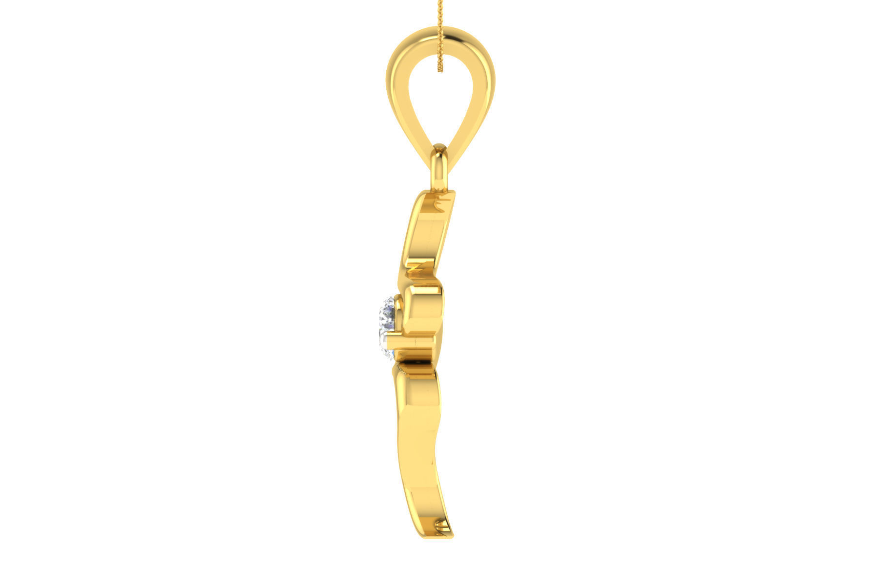 Women light weight pendant 3dm stl render detail 3D print model_2