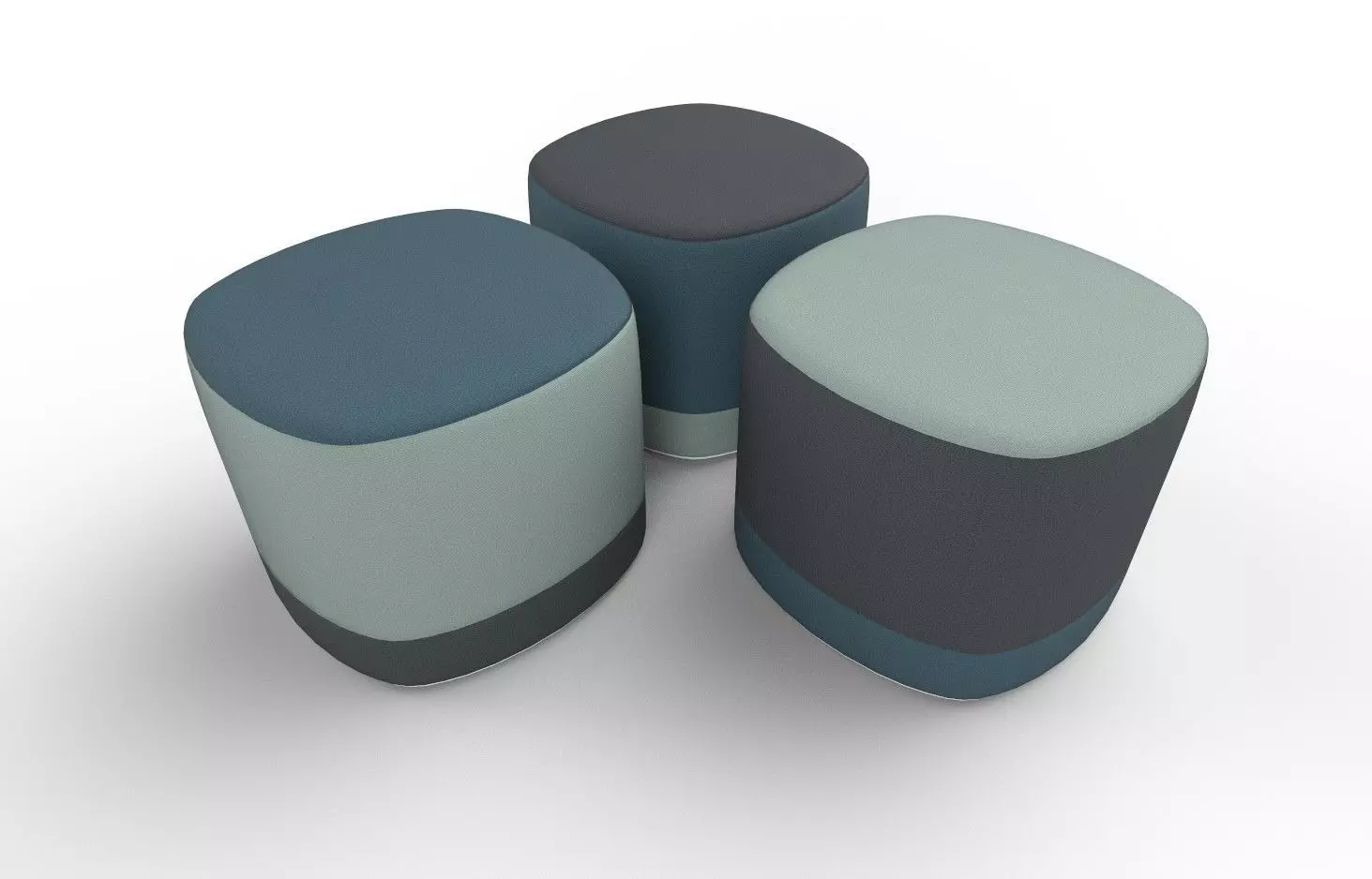 Pouf M16 Low-poly 3D model