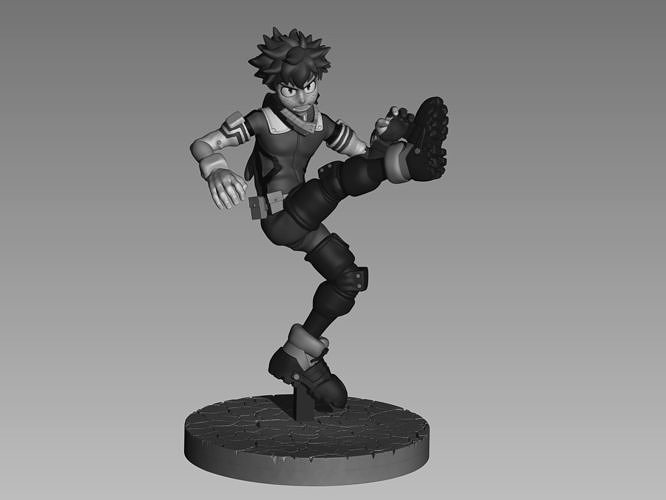 Deku Midoriya Shoot Style My Hero Academia 3D print model