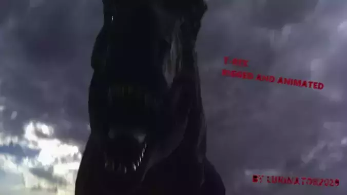 T-Rex Rigged And Animated