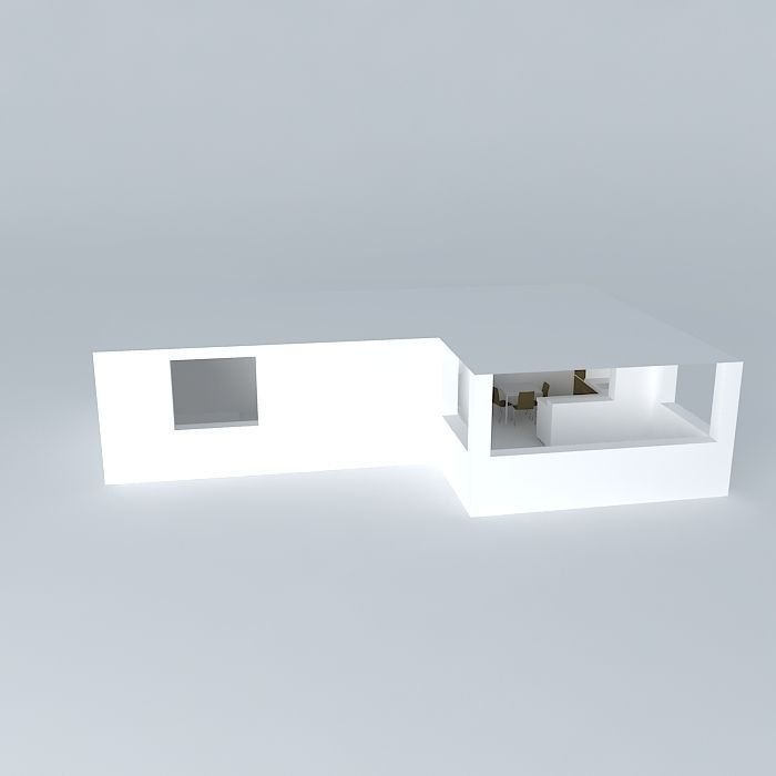 Flat interior Free 3D model_2